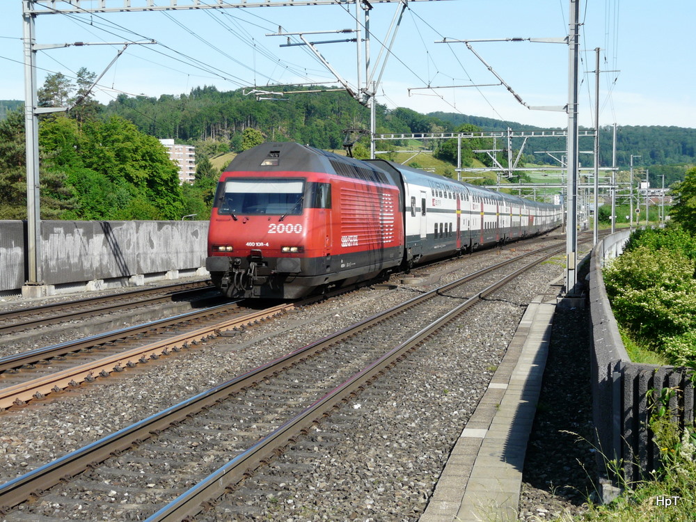SBB - 460 108-4 miz IR unterwegs bei Liestal am 19.05.2011