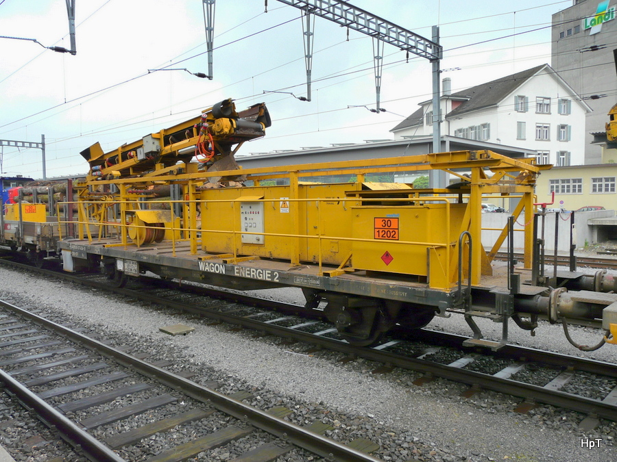 SBB - Baudienstwagen Vs 40 85 95 07 434-0 in Brugg am 20.05.2010