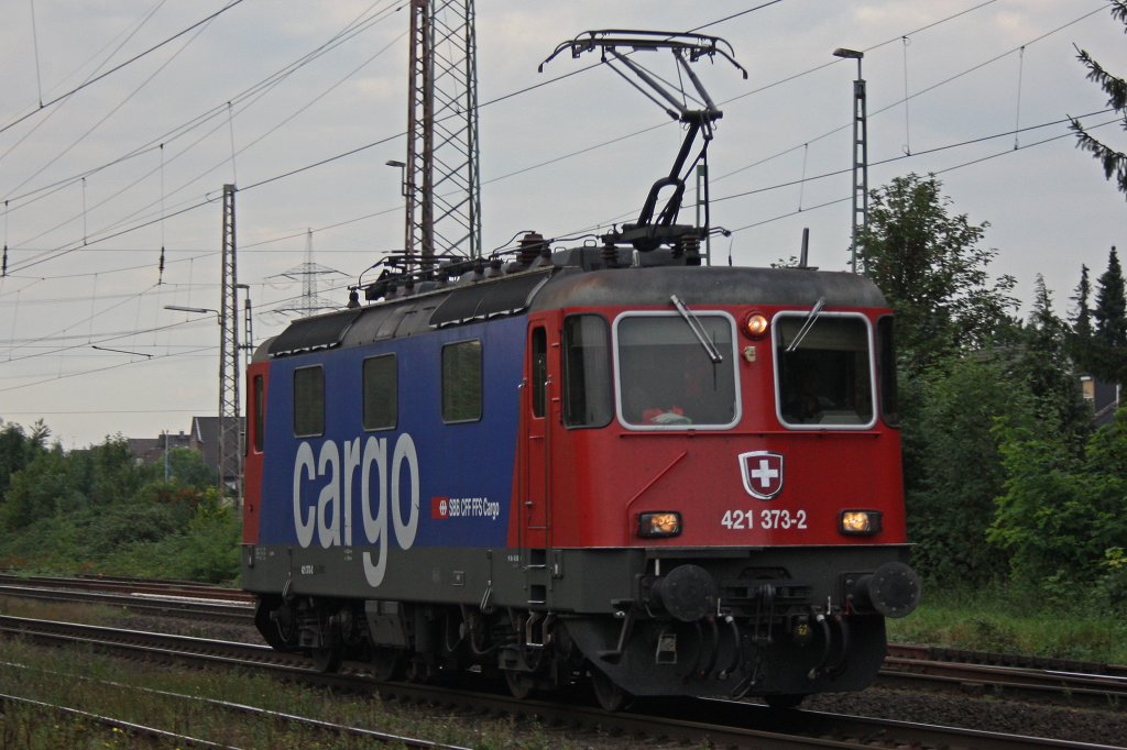 SBB Cargo 421 373 am 3.9.10 in Ratingen-Lintorf