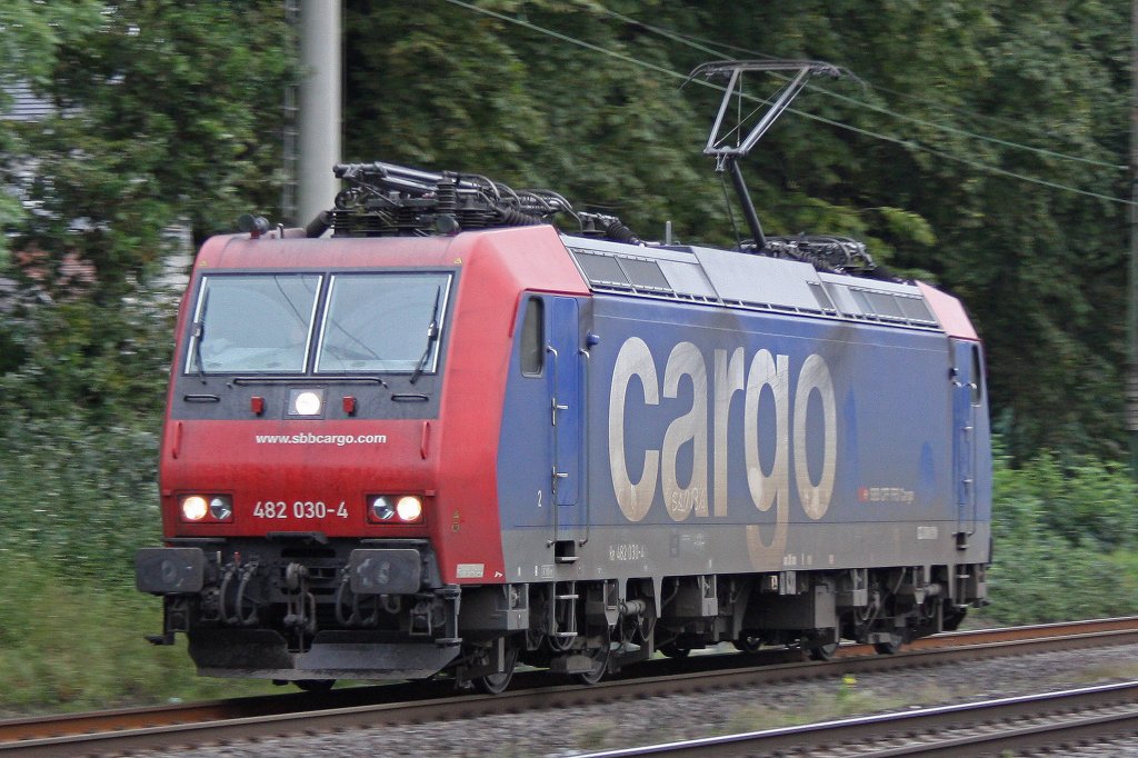 SBB Cargo 482 030 am 2.9.10 in Ratingen-Lintorf