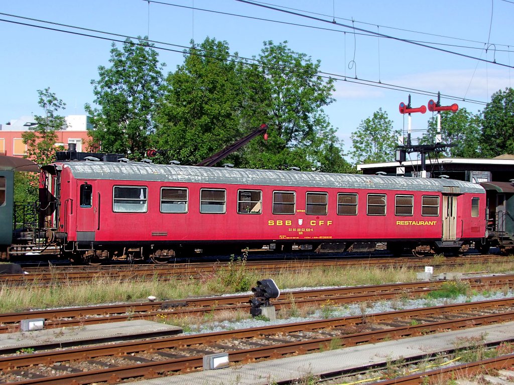 SBB-CFF WR-80858833108-4 hat in der Tramstation-HOORN eine Bleibe gefunden;100904