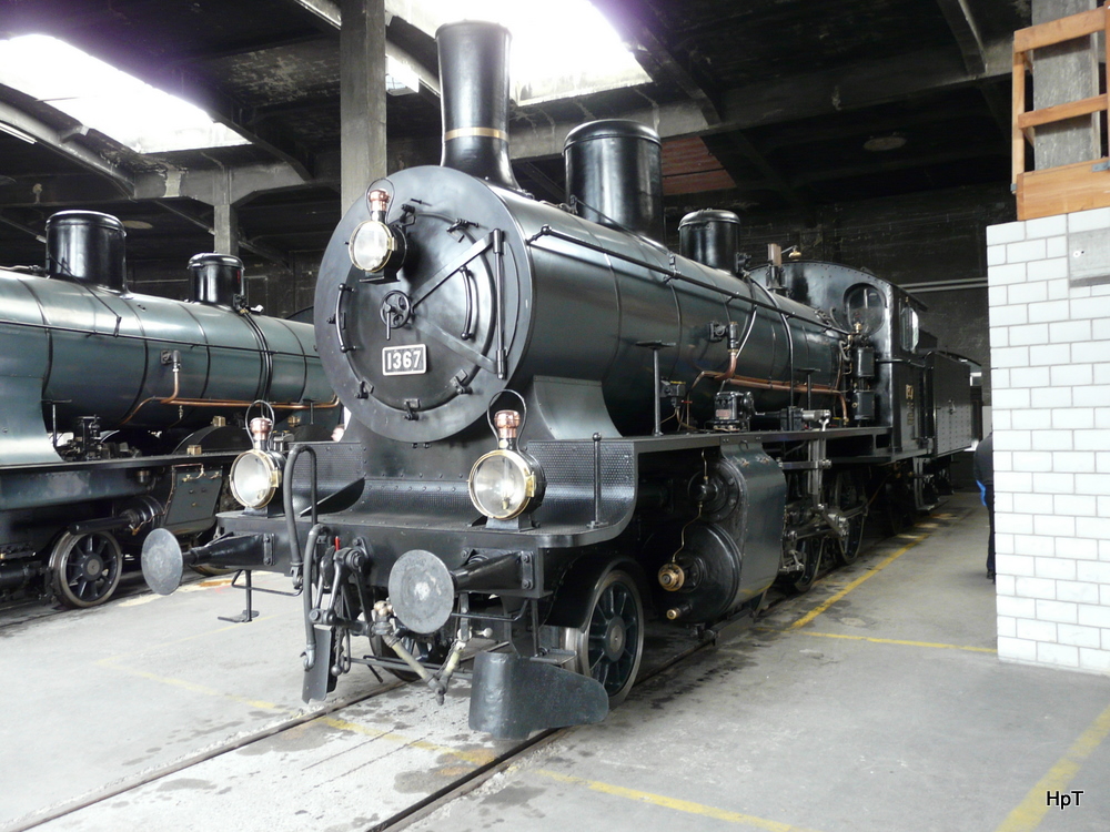 SBB - Dampflok B 3/4  1367 in Brugg