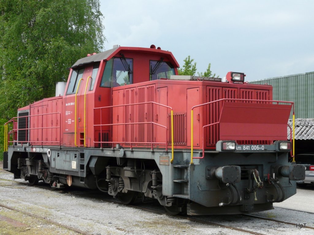SBB - Diesellok Am 841 006-0 in Olten am 08.05.2010