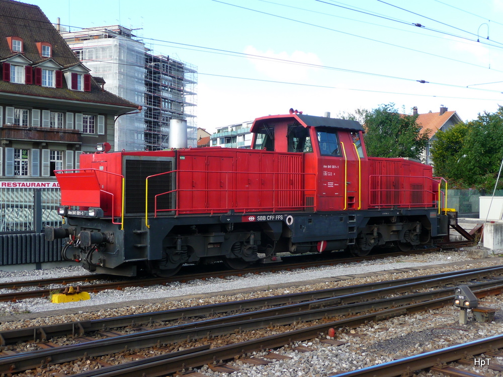 SBB - Diesellok Am 841 001-1 in Thun am 10.09.2010