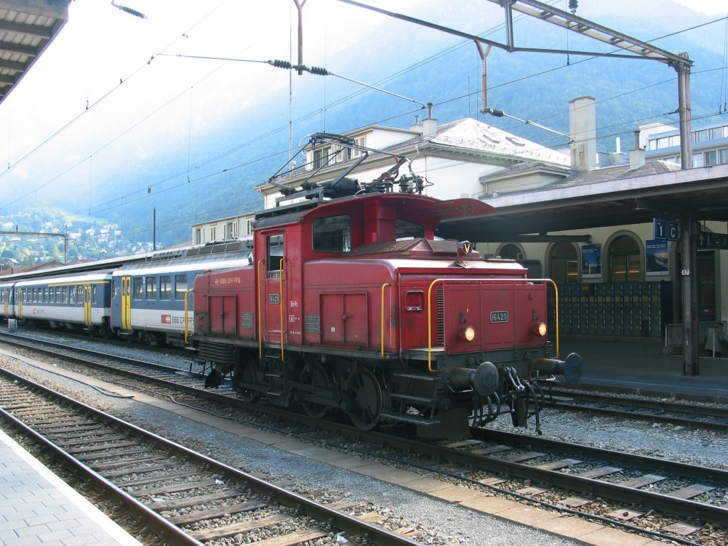 SBB Ee 3/3 16429 am 13. September 2003 in Chur.