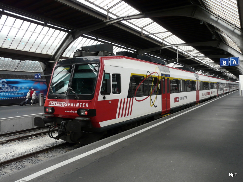 SBB - Glaner Sprinter im Hauptbahnhof Zrich am 24.06.2011