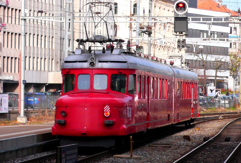 SBB RAe 4/8 1021  Churchill Pfeil  in Hauptbahnhof St. Gallen am 
21.11.09