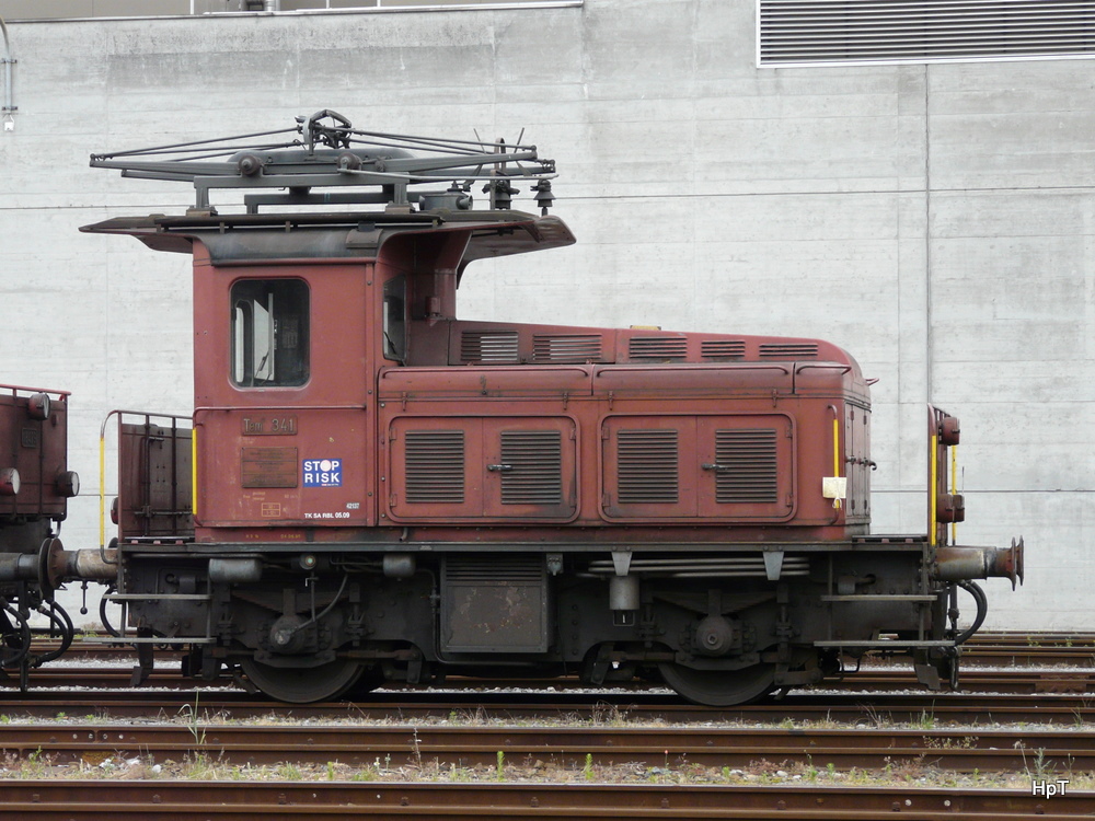 SBB - Rangierlok Tem 2/2 341 Abgestellt in Biel am 11.07.2010
