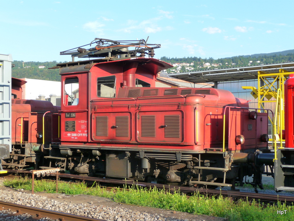 SBB - Rangierlok Tem 2/2  336 im Gterbahnhof Biel am 14.08.2011
