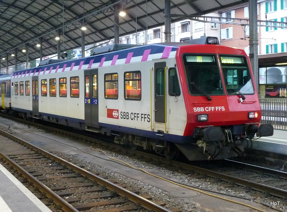 SBB - Steuerwagen Bt  50 85 29-35 975-6 in Olten am 19.03.2011