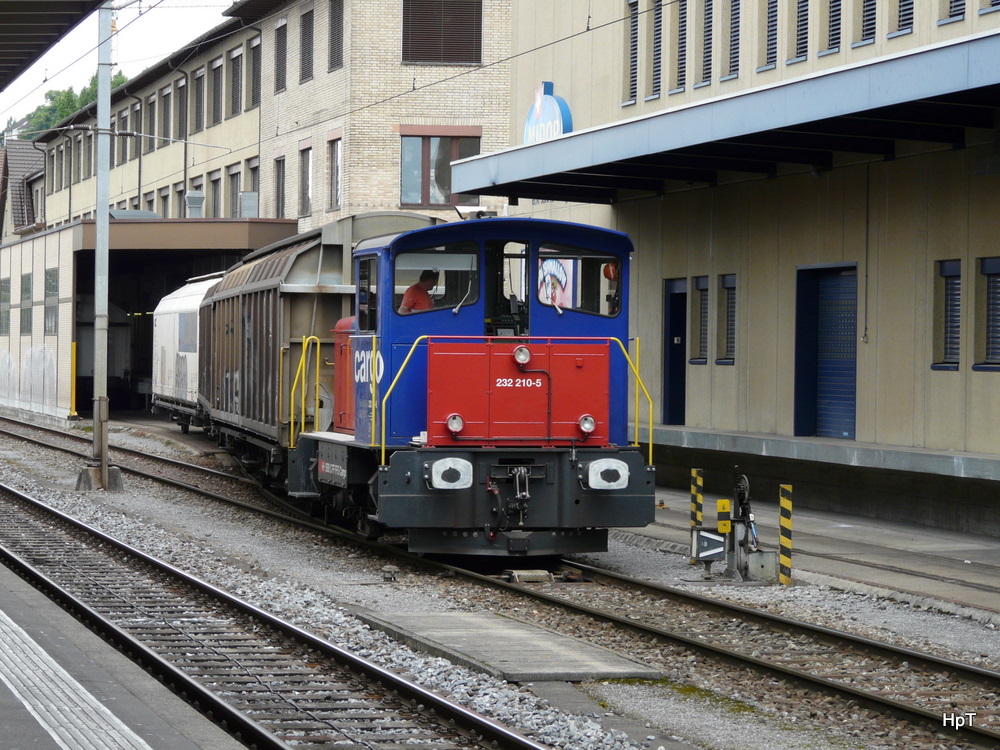 SBB - Tm 232 210-5 im Meilen am 24.06.2011