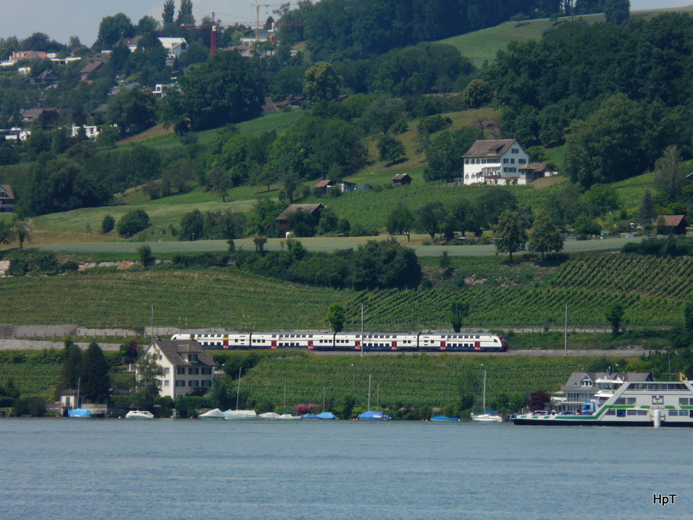 SBB - Triebzug RABe 514 ... unterwegs bei Meilen am 10.06.2011