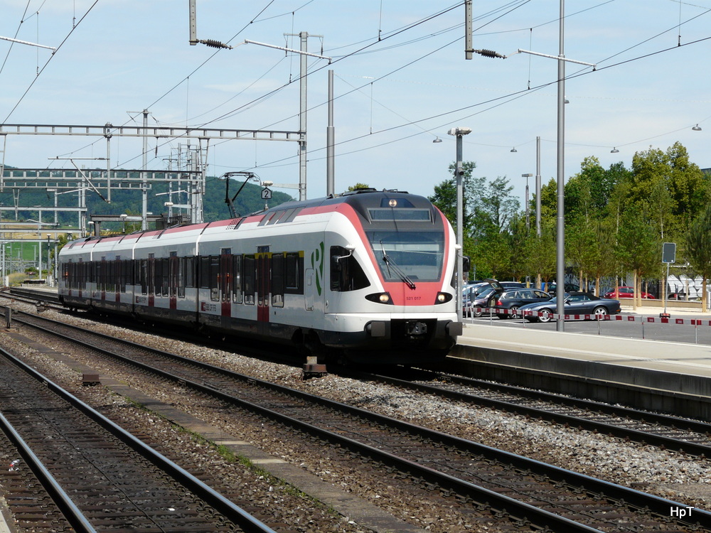 SBB - Triebzug RABe 521 017-4 in Liestal am 15.06.2012