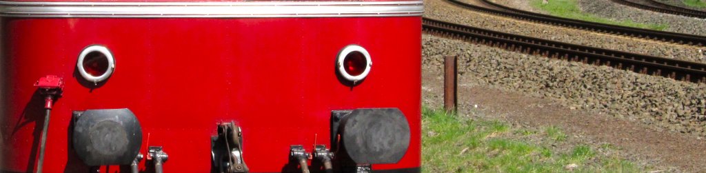 Schienenbus ein mal anders! Gerolstein am 9.4.2011.