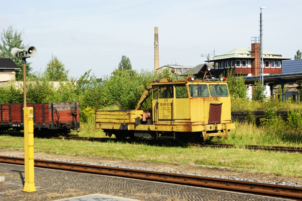 Schmalspur-SKL der SOEG, abgestellt in Zittau. Aufgenommen am 4.8.2012