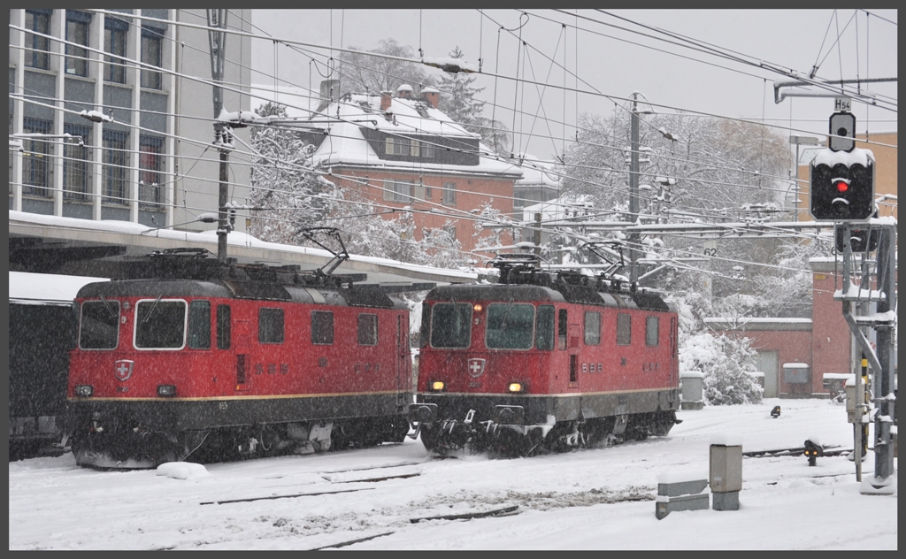 Schneegestber in Chur. (21.12.2011)