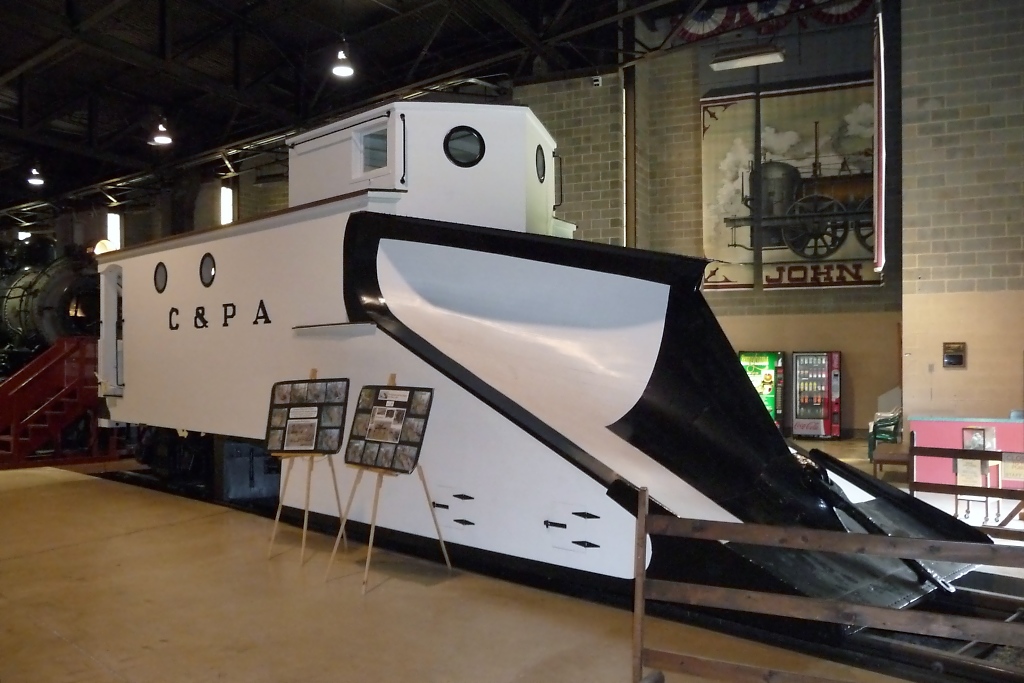 Schneepflug der Coudersport & Port Allegany im Railroad Museum Strasburg, PA (02.06.09) 