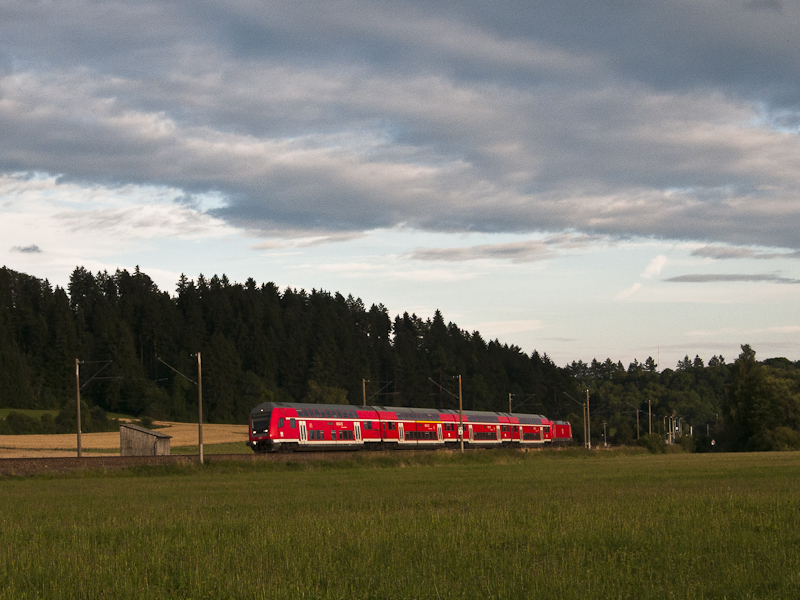 Schwarzwaldbahn am 4. August 2010 bei Aufen.