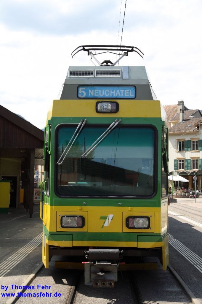Schweiz - Neuchatel, Endstelle Boudry, 10.08.2010