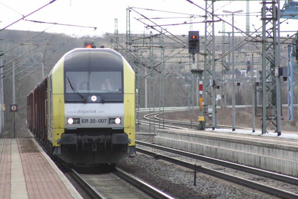 Siemens ER20 zieht einen Gz Richtung Erfurt.Bischleben bei Erfurt 25.05.2010