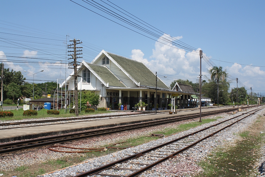 Sila At Station, Blickrichtung Chiang Mai am 26.Oktober 2011.

