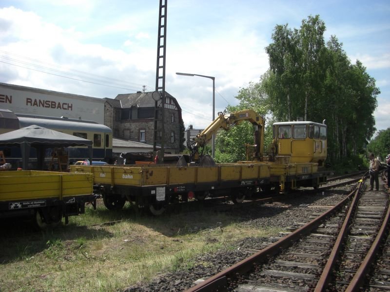 SKL / Klv 53 im Bahnhof Ransbach Baumbach am 31.05.09 Er�ffnung Brexbachtalbahn