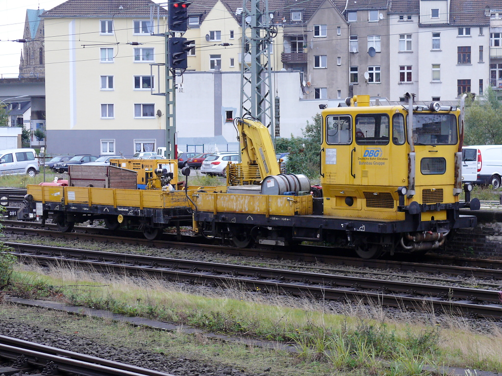 SKL der DBG (Deutsche Bahn Gleisbau),Bahnbau Gruppe. Hagen, 18.09.2011.