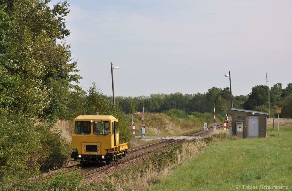 SKL -SAGO30- der Wismut Werksbahn am 17.09.2012 bei Dobraschtz