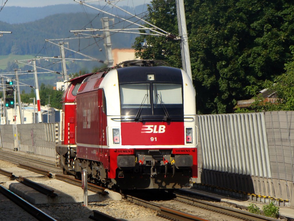 SLB 91 (1216 940) bei Salzburg M�lln-Altstadt. 25.08.2010