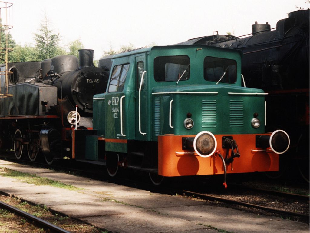SM04-002 in Bahnhofmuseum Chabwka am 8-8-2001. Bild und scan: Date Jan de Vries.