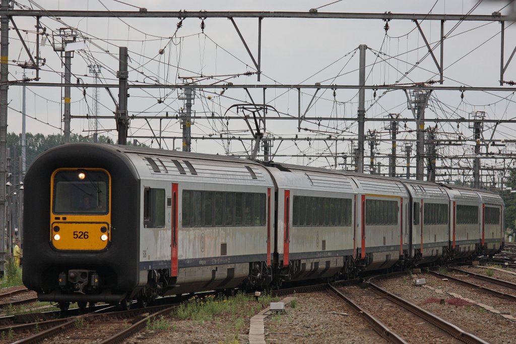 SNCB/NMBS 526 am 9.7.12 in Brugge.