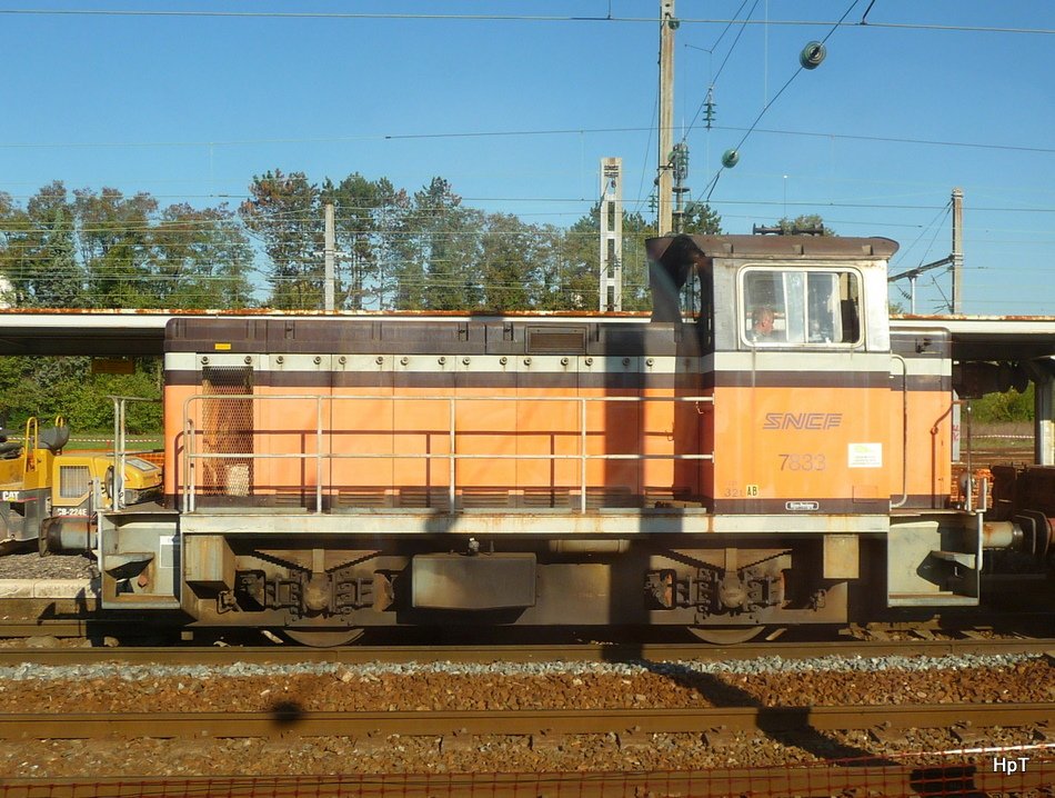 SNCF - Diesellok 7833 im Bahnhof Dole am 15.10.2009