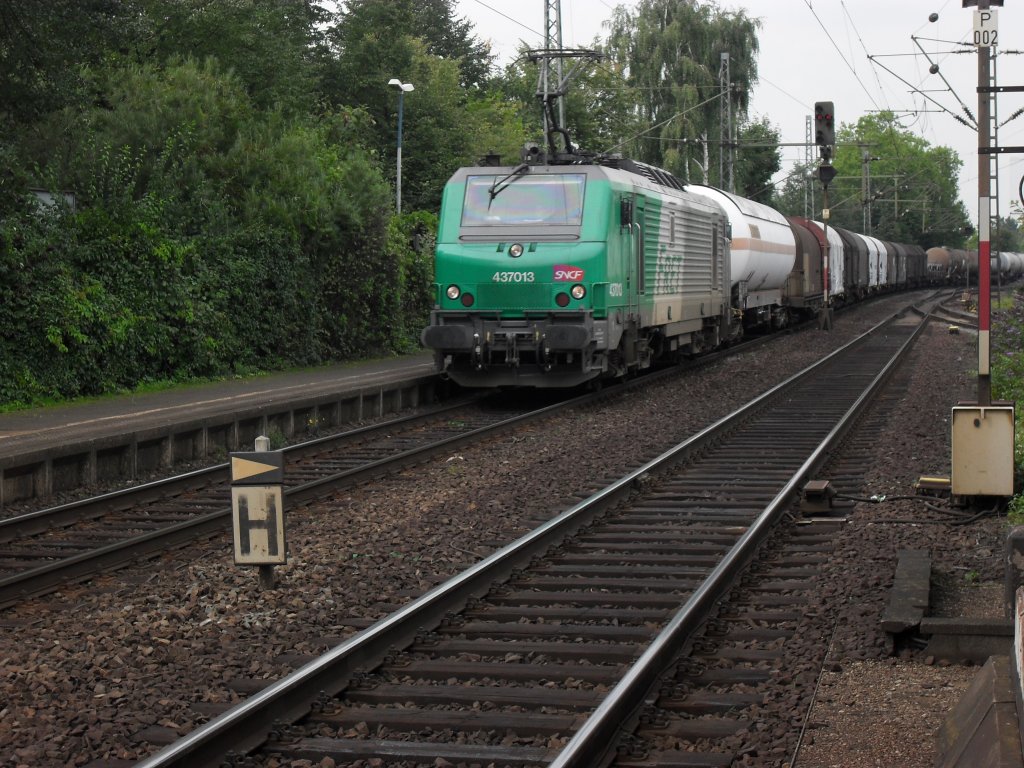 SNCF Fret mit einem Gterzug in Beuel am 2.9.10