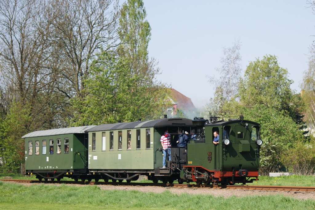 Sonderzug zwischen Altmgeln und Mgeln (Stadt). Aufgenommen am 23.April 2011.