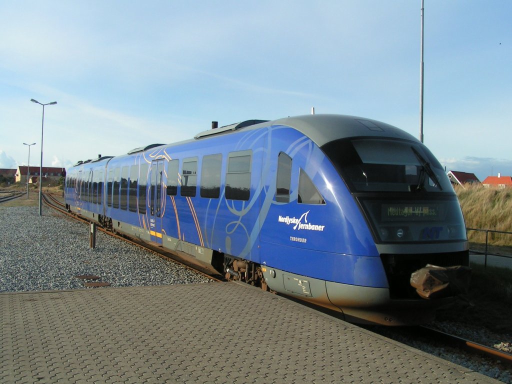 Sonntagsruhe im Bahnhof von Skagen an der Nordspitze Dnemarks. 28.10.2012.