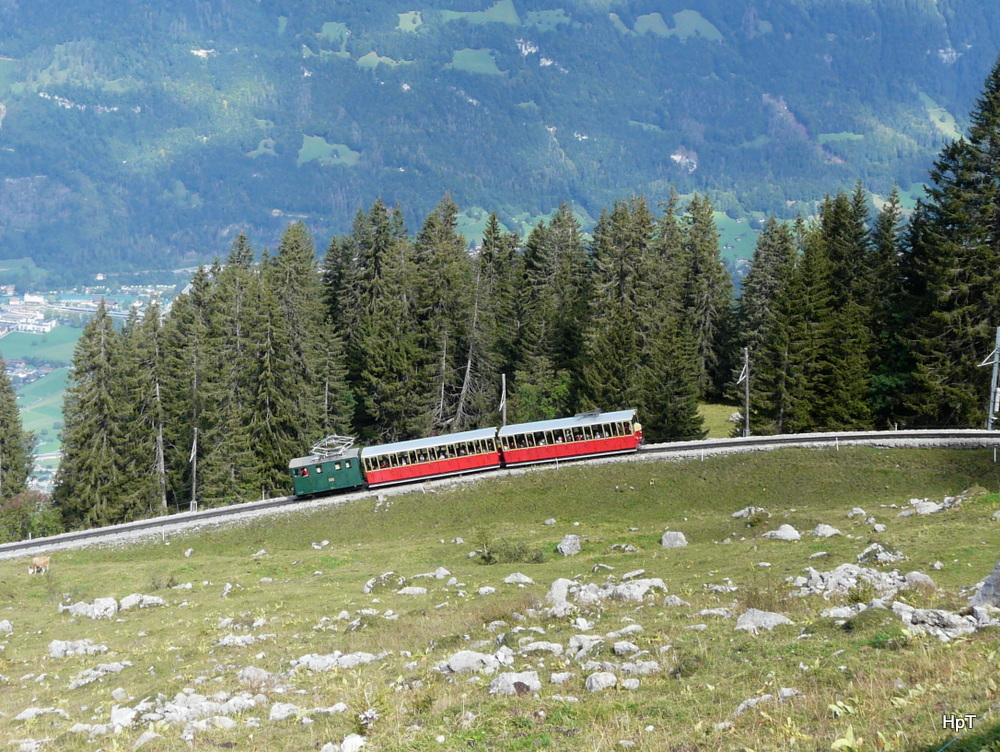 SPB - Zug unterwegs auf die Schynige Platte am 14.09.2012