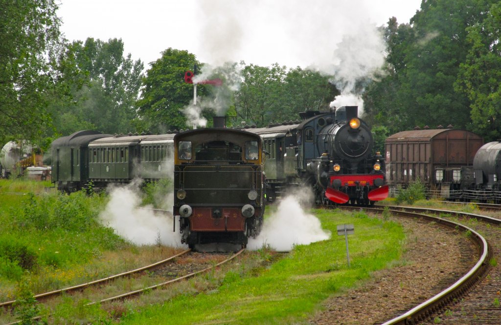 Spektakulre Paralelfahrt am 9.7.2011 in Simpelveld.