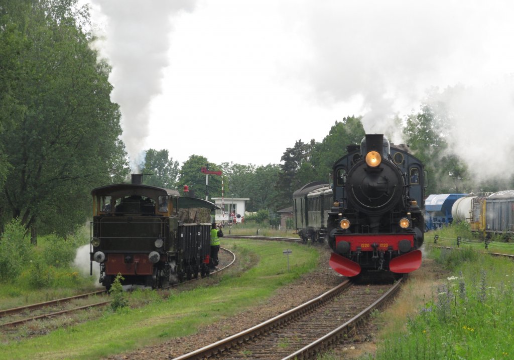 Spektakulre Paralelfahrt am 9.7.2011 in Simpelveld.