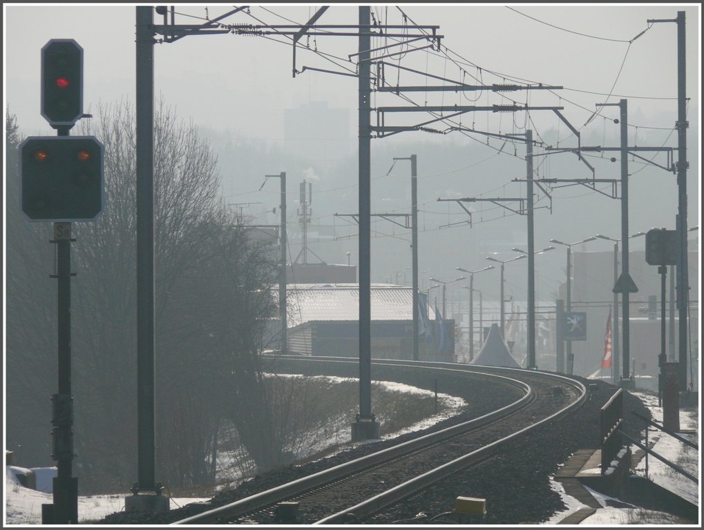 Spiel mit dem Gegenlicht in Kloten Balsberg. (16.02.2010)