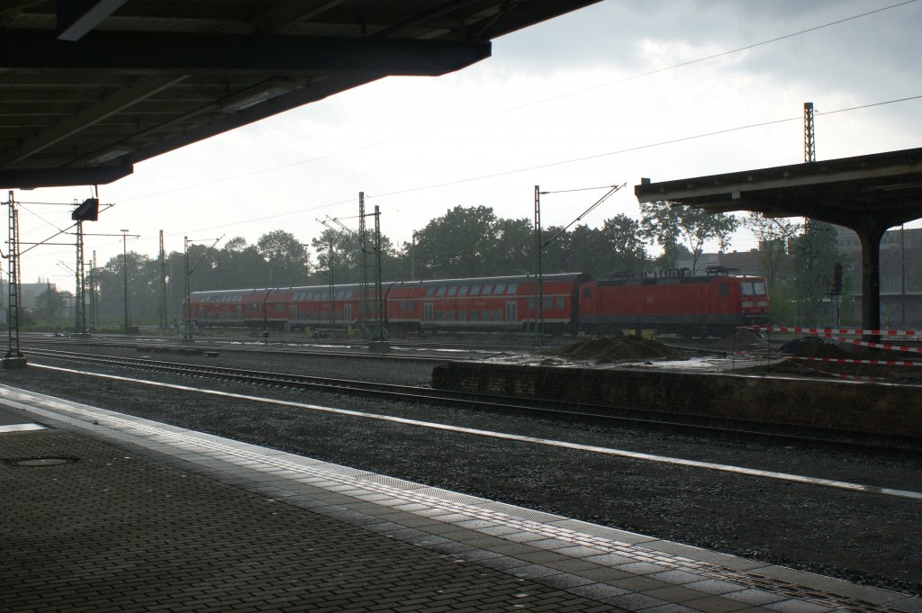 Starkes Unwetter in Dessau am 24.05.2010