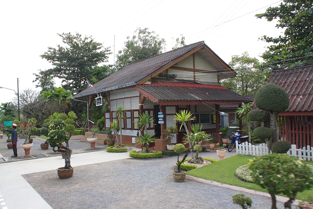 Stationsgebude des Bf. Hang Chat am 10.Jnner 2011.