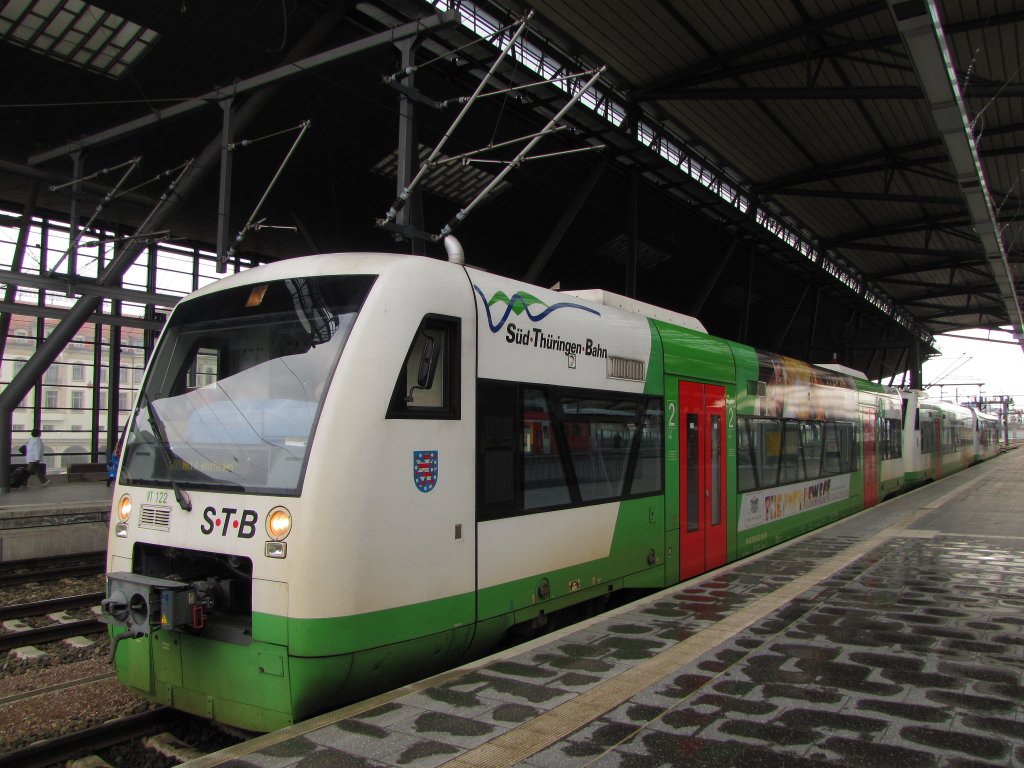 STB VT 122 (95 80 0650 522-5 D-STB) am 13.04.2013 in Erfurt Hbf.
