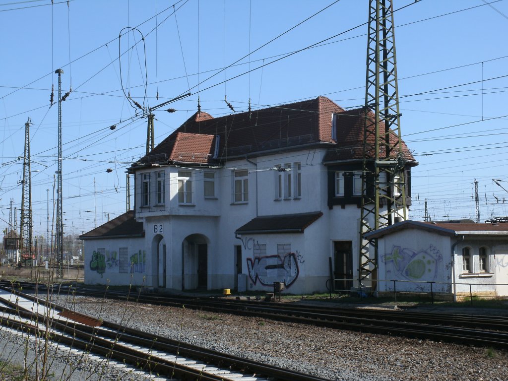 Stellwerk B3,am 26.Mrz 2012,in Leipzig Hbf.