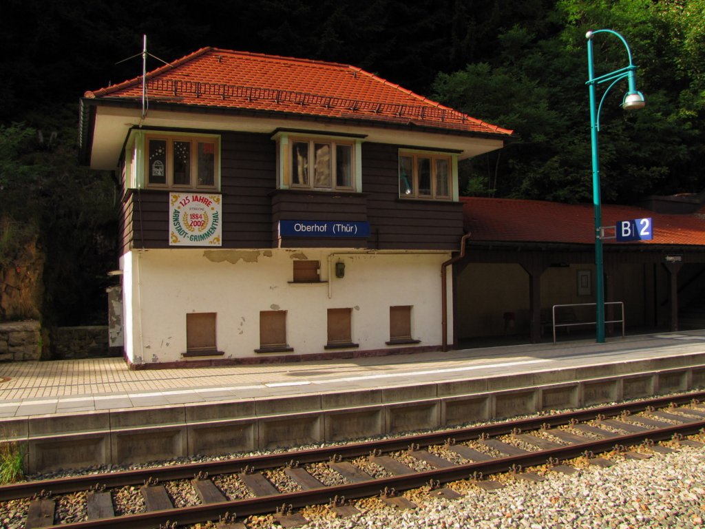 Stellwerk Of im Bf Oberhof (Thr); 04.09.2010

