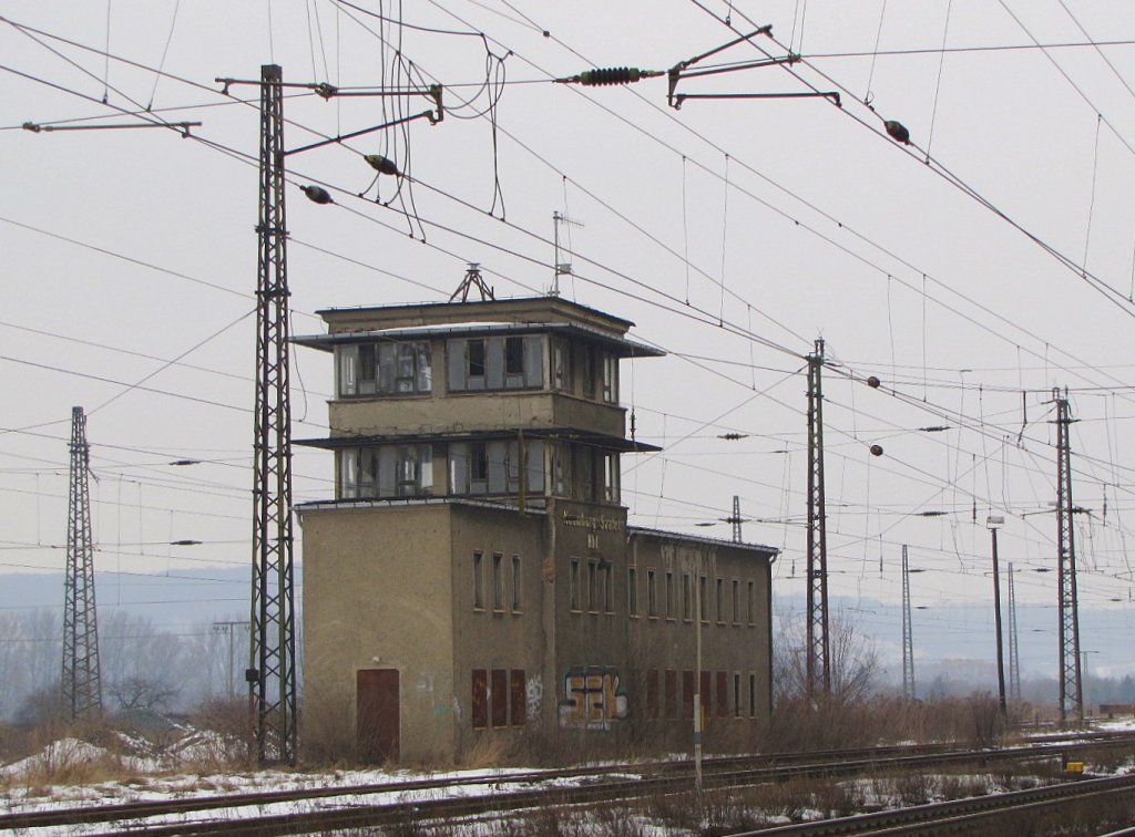 Stellwerk W2 + B2 in Naumburg (S) Hbf; 22.01.2010