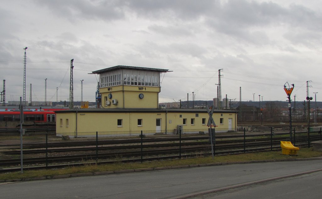 Stellwerk WP 1 im DB Werk Erfurt; 22.01.2012