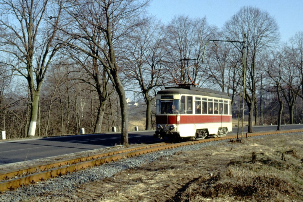 Strab 62 in Rdersdorf, Febr. 1991