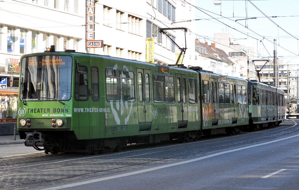 Straenbahn Linie 66 der Stadtwerke Bonn - 07.03.2010