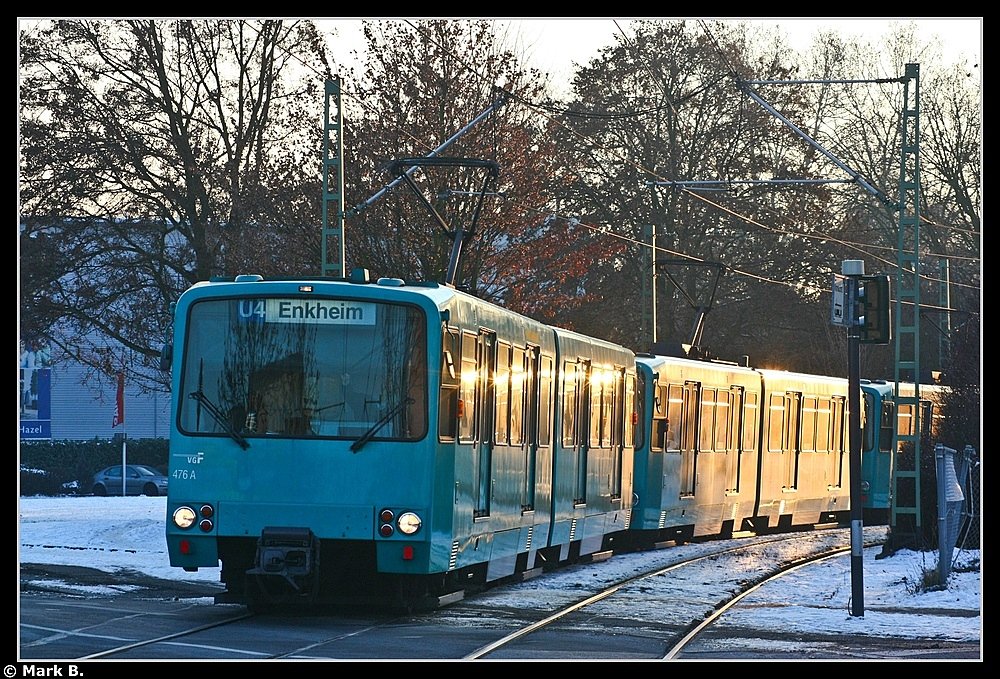 Streiflicht mit einer U3 Traktion an der Schfflestrae.