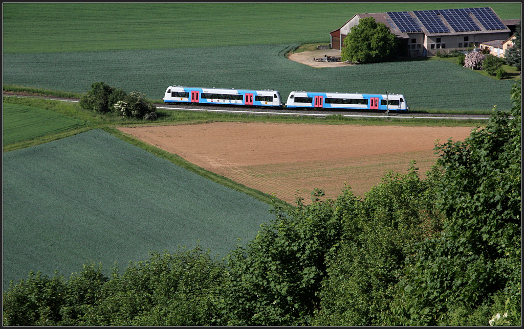 Strohgäubahn II - 

Doppeltraktion zweier Regioshuttles zwischen Korntal und Münchingen. 

18.05.2011 (M)